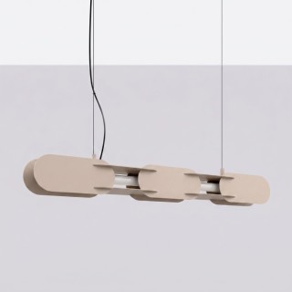 Suspension CHAIN 91 taupe LED - Thoro