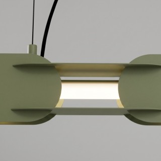 Suspension CHAIN 91 vert olive - Thoro