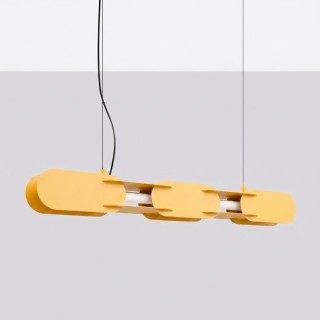 Suspension CHAIN 91 jaune LED - Thoro