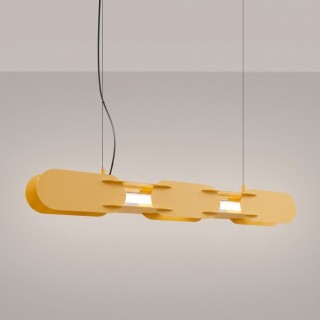 Suspension CHAIN 91 jaune LED - Thoro