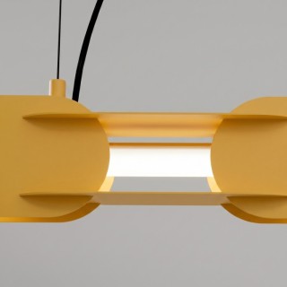 Suspension CHAIN 91 jaune LED - Thoro