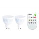 ampoule GU10 led blanc Iwhites 345Lm Pack de 2 av telecommande LT0192872