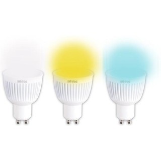 Light Topps 563192872 Iwhites GU10 345Lm 2-Pack, Verre, 7 W, Blanc