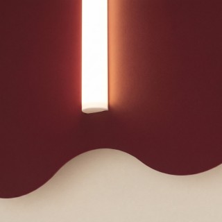 Applique KLOVER bourgogne - Thoro de Sollux Lighting