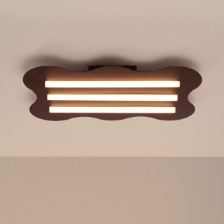 Plafonnier KLOVER brun - Thoro de Sollux Lighting