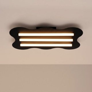 Plafonnier KLOVER noir - Thoro de Sollux Lighting