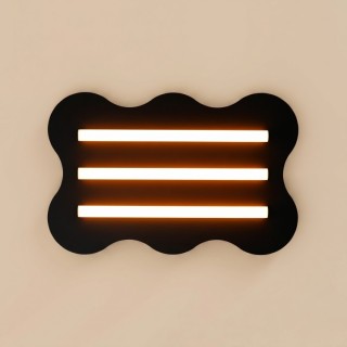 Plafonnier KLOVER noir - Thoro de Sollux Lighting