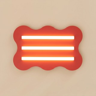 Plafonnier KLOVER rouge - Thoro de Sollux Lighting