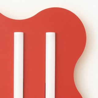 Plafonnier KLOVER rouge - Thoro de Sollux Lighting