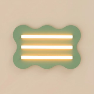 Plafonnier KLOVER sauge - Thoro de Sollux Lighting