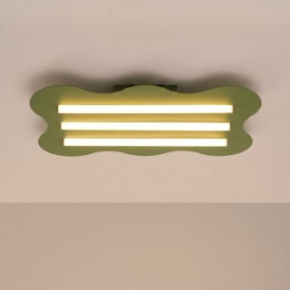 Plafonnier KLOVER vert olive - Thoro
