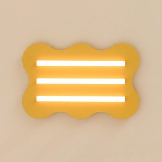 Plafonnier KLOVER jaune - Thoro de Sollux Lighting
