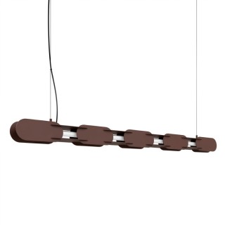 Suspension CHAIN 158 brune LED - Thoro