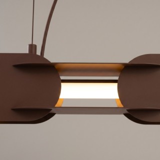 Suspension CHAIN 158 brune LED - Thoro