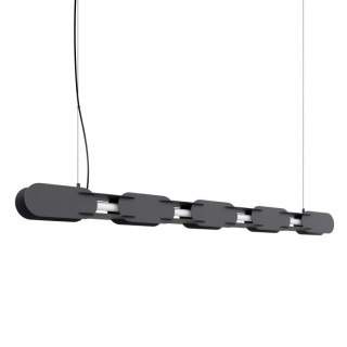 Suspension CHAIN 158 noire LED - Thoro