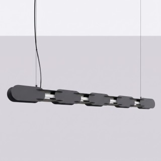 Suspension CHAIN 158 noire LED - Thoro