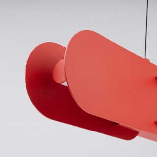 Suspension CHAIN 158 rouge LED - Thoro