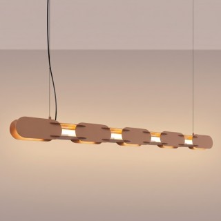 Suspension CHAIN 158 mocca LED - Thoro