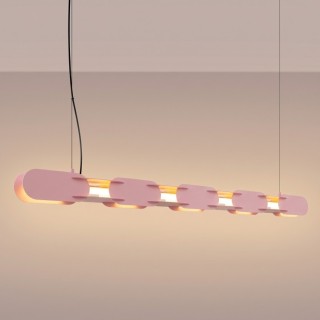 Suspension CHAIN 158 rose LED - Thoro