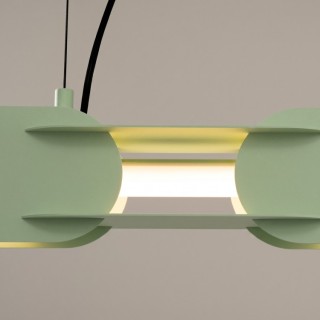 Suspension CHAIN 158 sauge LED - Thoro