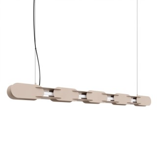 Suspension CHAIN 158 taupe LED - Thoro