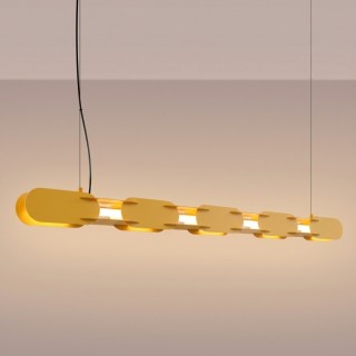 Suspension CHAIN 158 jaune LED - Thoro