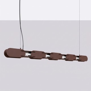 Suspension CHAIN 158 brun LED - Thoro
