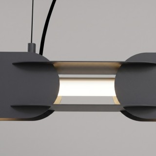 Suspension CHAIN 158 noir LED - Thoro