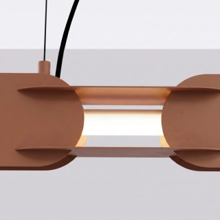 Suspension CHAIN 158 mocca LED - Thoro
