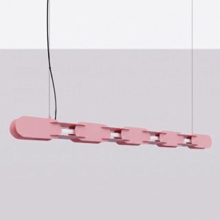 Suspension CHAIN 158 rose LED - Thoro