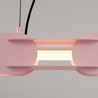 Suspension CHAIN 158 rose LED - Thoro
