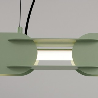 Suspension CHAIN 158 sauge LED - Thoro