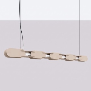 Suspension CHAIN 158 taupe LED - Thoro