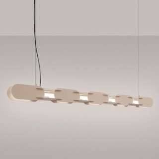 Suspension CHAIN 158 taupe LED - Thoro