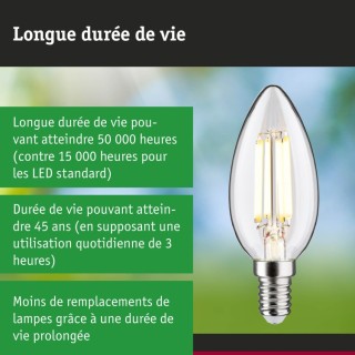 Eco-Line Bougie LED E14 525lm - Paulmann