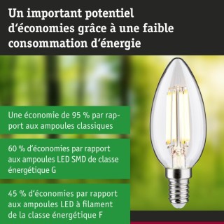 Eco-Line Bougie LED E14 525lm - Paulmann