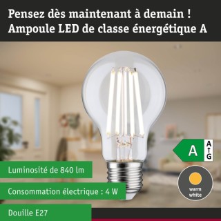 Ampoule LED E27 4W 840lm Paulmann