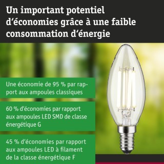 Eco-Line Bougie LED E14 4W Paulmann