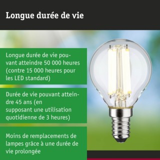 Eco-Line Filament LED E14 Sphérique Paulmann