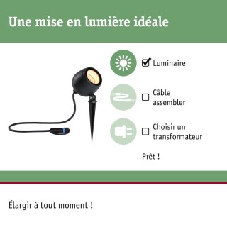 Spot extérieur Kikolo, Luminaire, PAULMANN
