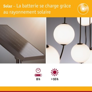 Solar Guirlande LED Taina, Kit d'extension - Paulmann
