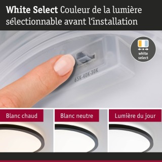 Panneau LED Atria Shine rond, luminaire Paulmann