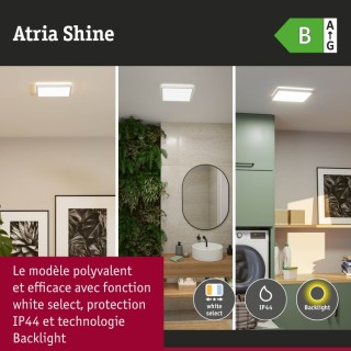 Panneau LED Atria Shine, luminaire carré, Paulmann
