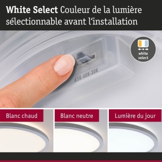 Panneau LED Atria Shine rond IP44 Paulmann