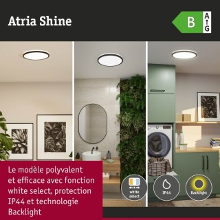 Panneau LED Atria Shine rond - Luminaire Paulmann