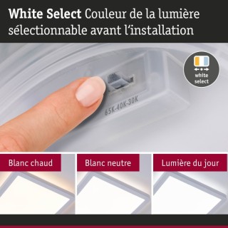 Panneau LED Atria Shine carré, Plafonnier Paulmann