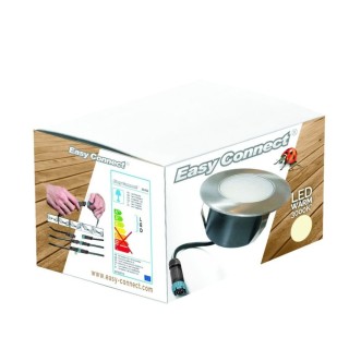 Balise Spot LED blanc chaud à encastrer 9.6cm 65456 Easy Connect