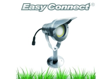 Spot led extérieur 6.5W 520lm aluminium socle piquet 65270 Easy Connect