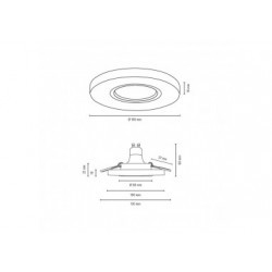 spot encastré gu10 led 5W inclu Bois chêne huilé 320 lumens 2700k REVE DE BOIS CALI CEP2511172