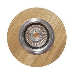 spot encastré gu10 led 5W inclu Bois chêne huilé 320 lumens 2700k REVE DE BOIS CALI CEP2511172